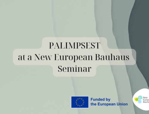 PALIMPSEST at a New European Bauhaus Festival Seminar